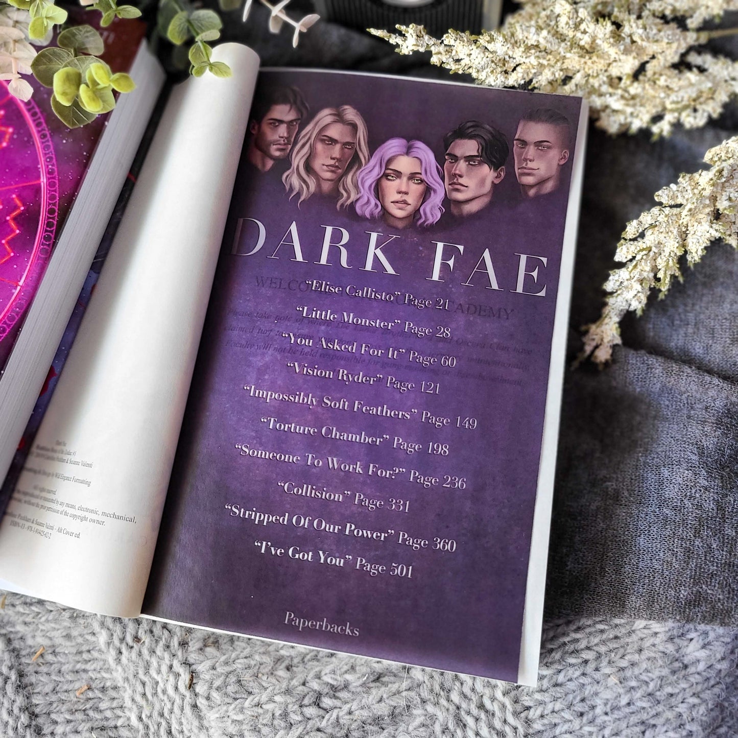 Ruthless Boys of the Zodiac: Dark Fae Page Overlays