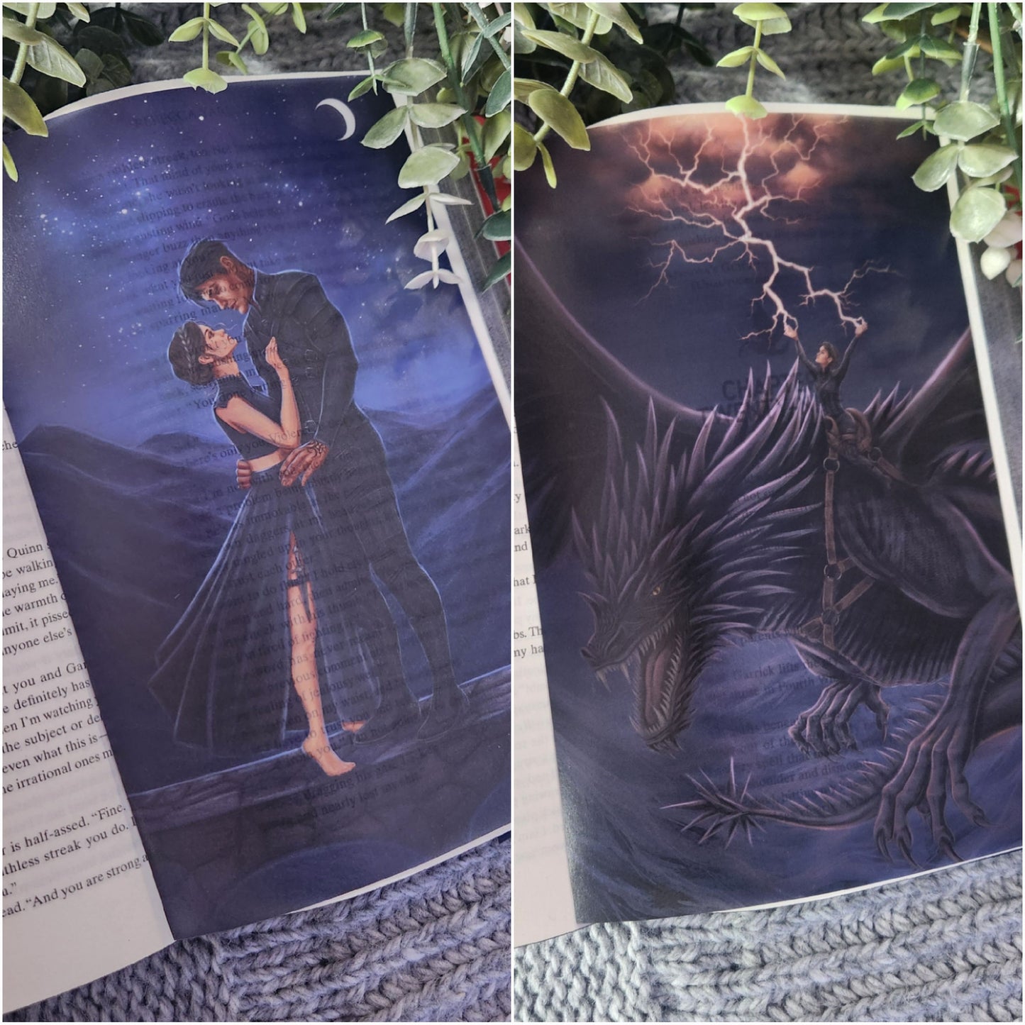 Fourth Wing Page Overlays: Iron Flame Release Party