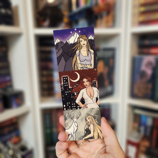 Aelin, Bryce, and Feyre Bookmark