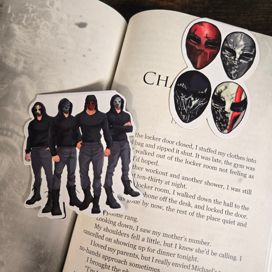 Devil's Night Magnetic Bookmarks: The Four Horsemen