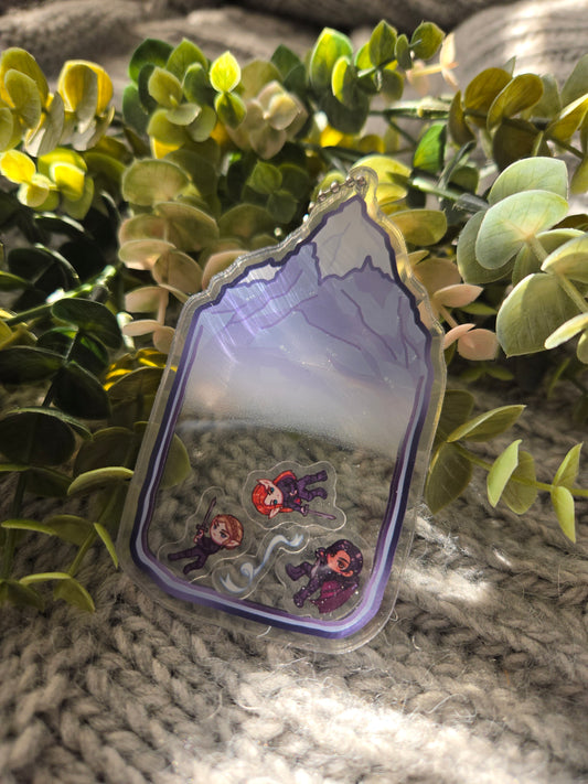 The Valkyries Shaker Keychain: A Court of Silver Flames