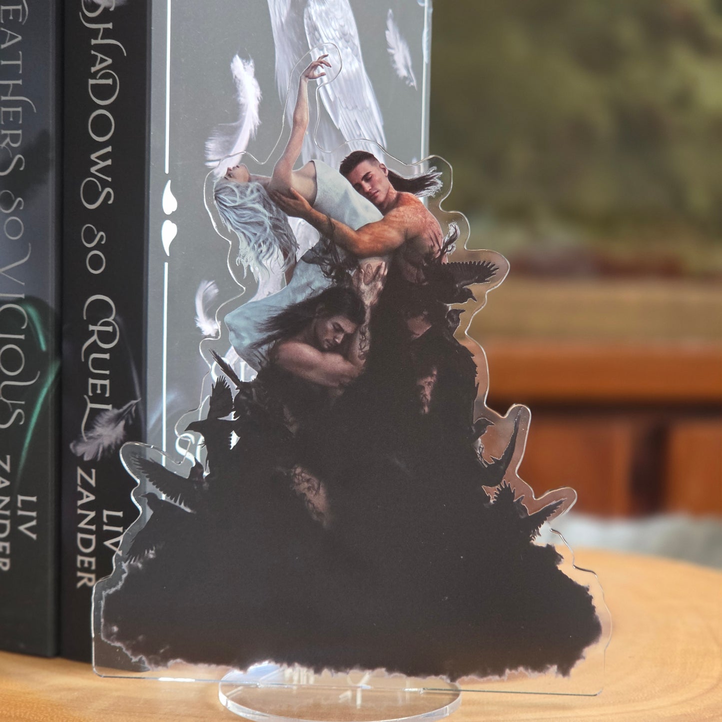 PREORDER Court of Ravens Standee - Galantia, Melyr, and Sebian