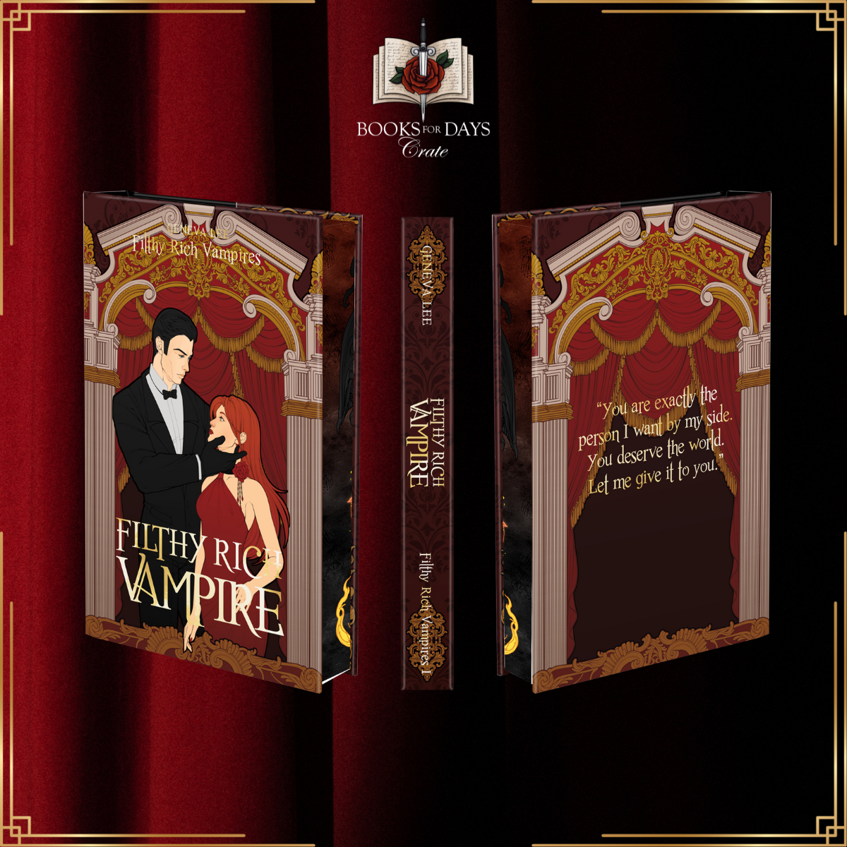 SIGNED* PREORDER Filthy Rich Vampires – Books For Days Crate