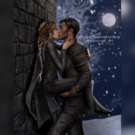 Late Night Kisses: Art Print and Page Overlay