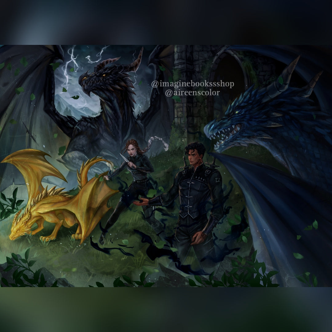 Dragon Power: Art Print and Page Overlay