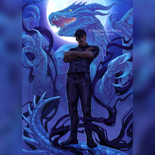 Xaden and Saegyl: Art Print and Page Overlay