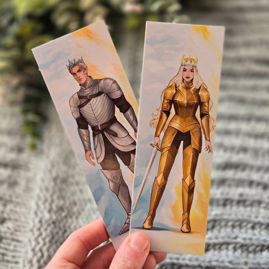 Aelin and Rowan Bookmarks: Throne of Glass