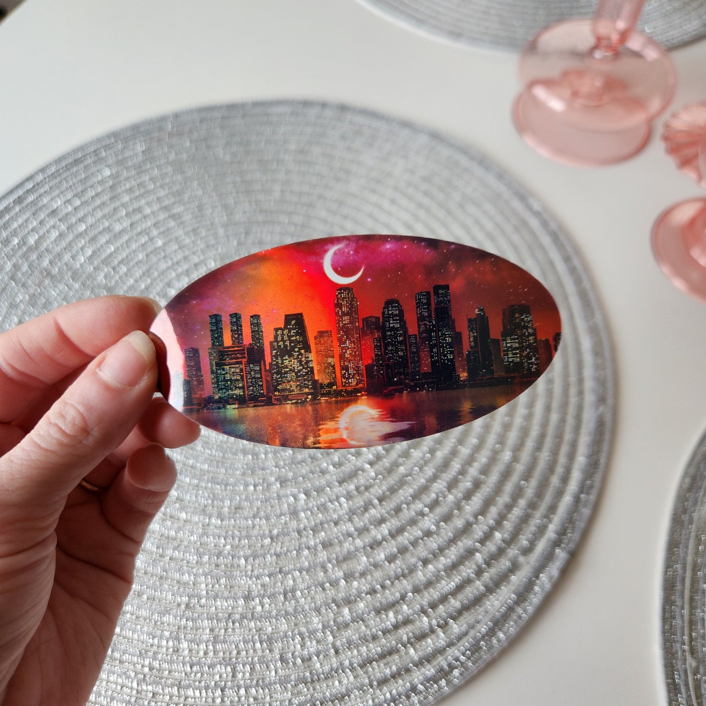 Holographic Landscape Stickers