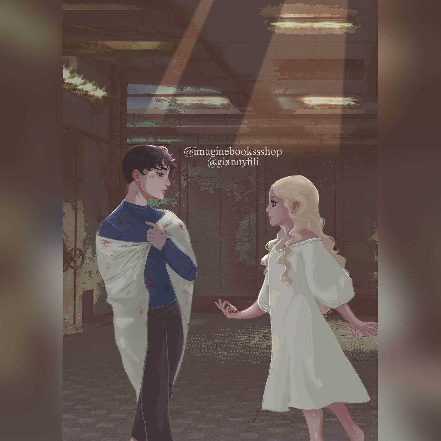 Young Aidan and Elsa