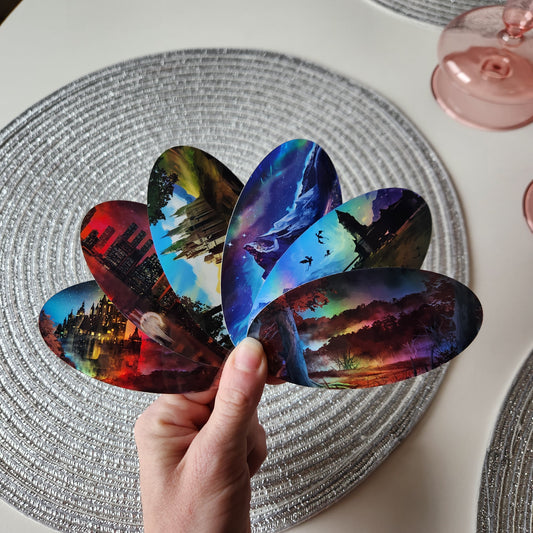 Holographic Landscape Stickers