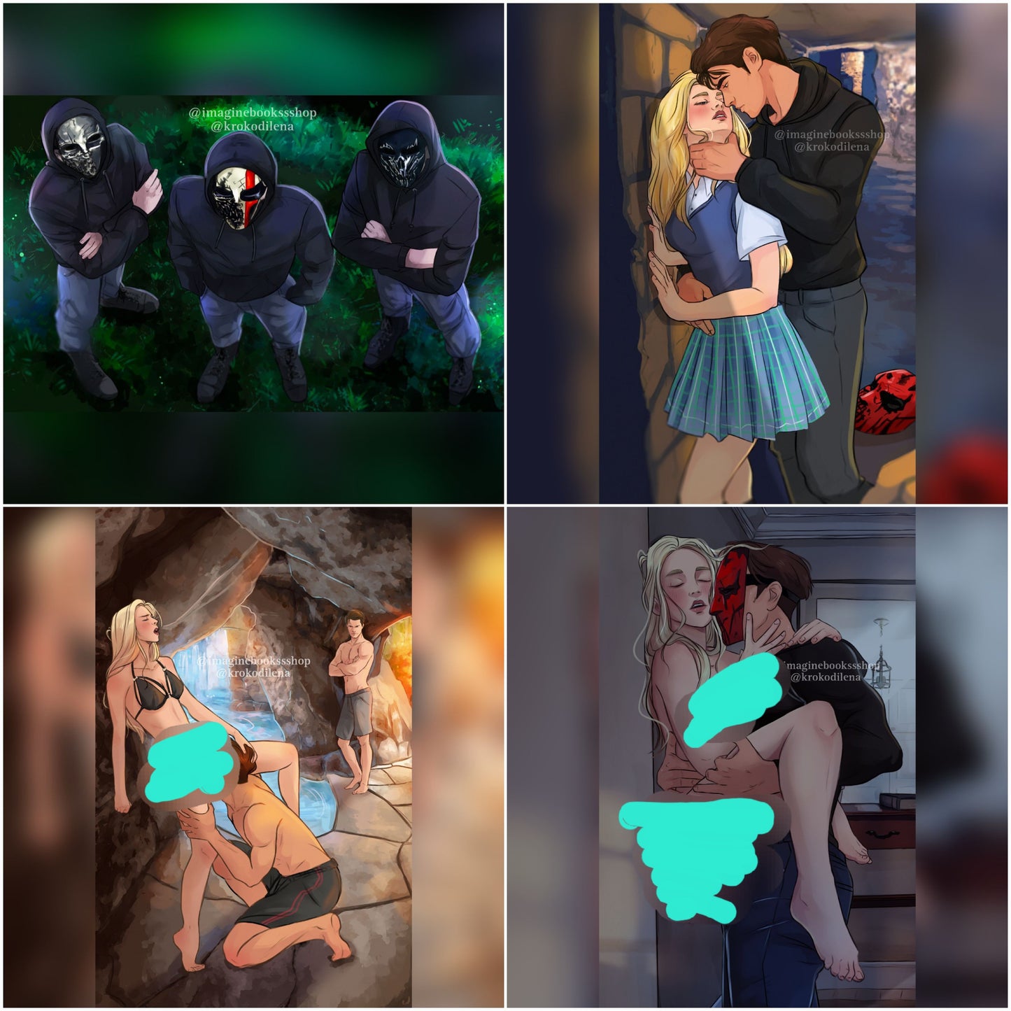 Corrupt Page Overlays: Devil's Night Series