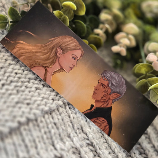 Aelin and Rowan Bookmark: Throne of Glass
