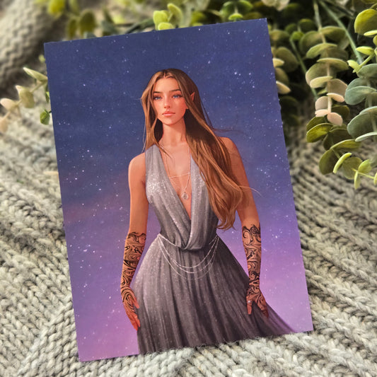 Feyre Art Print: A Court of Thorns and Roses