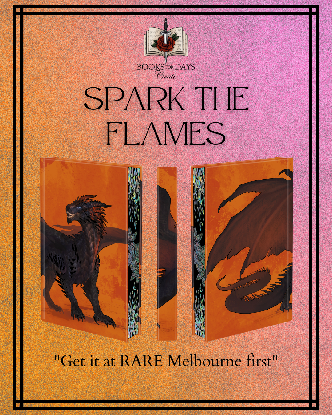 LEFTOVER RARE MELBOURNE *UNSIGNED* Spark the Flames