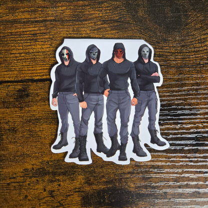 Devil's Night Magnetic Bookmarks: The Four Horsemen