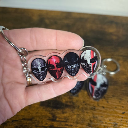 Devil's Night Keychain: The Four Horsemen