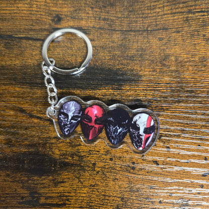 Devil's Night Keychain: The Four Horsemen