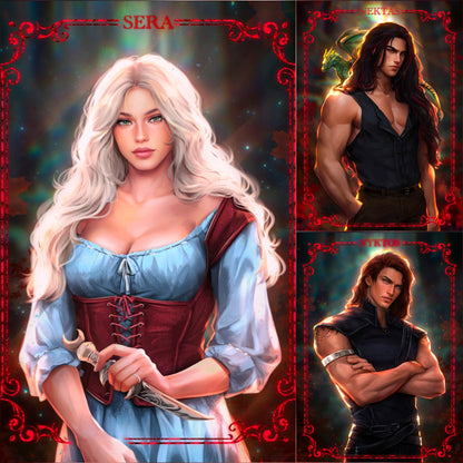 Flesh and Fire Character Cards