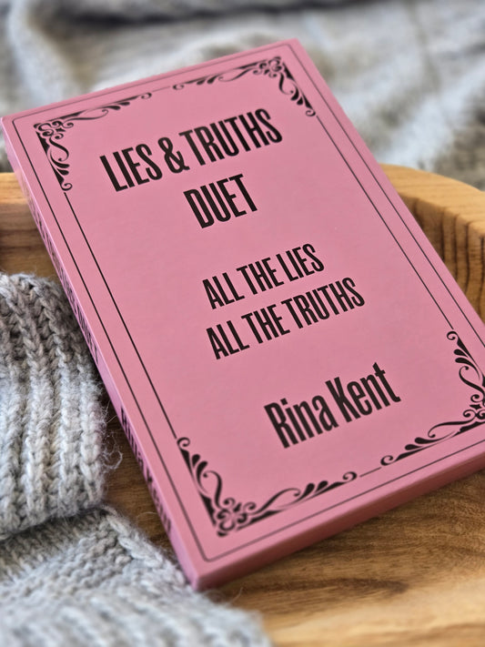 LEFTOVER Year of RINA KENT Author Spotlight Box - LIES & TRUTHS DUET