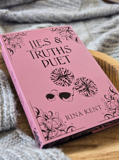 LEFTOVER Year of RINA KENT Author Spotlight Box - LIES & TRUTHS DUET