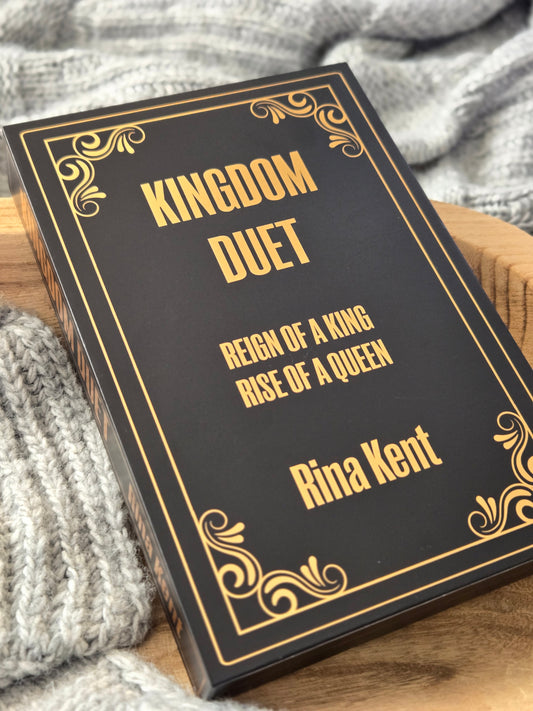 LEFTOVER Year of RINA KENT Author Spotlight Box - KINGDOM DUET
