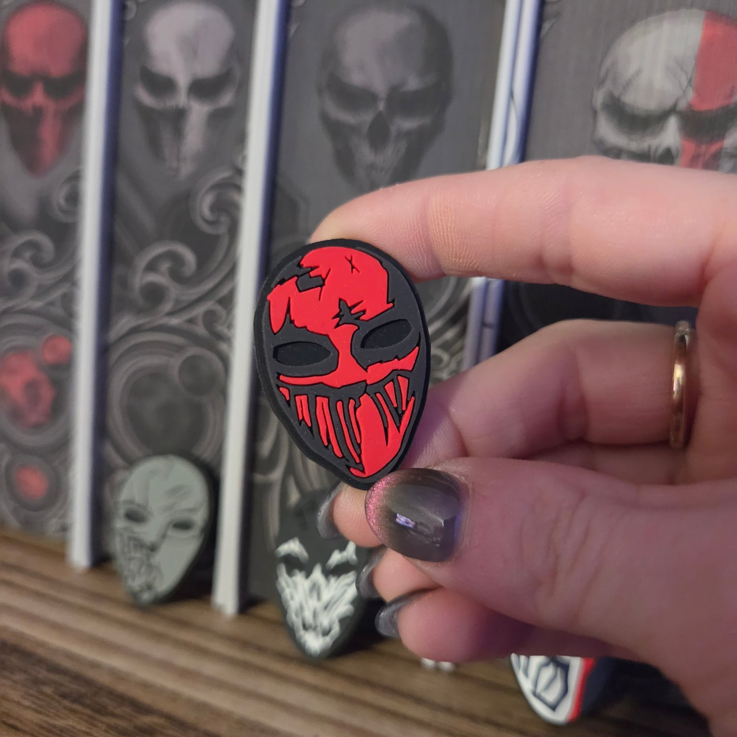 Devil's Night Masks Shoe Charms