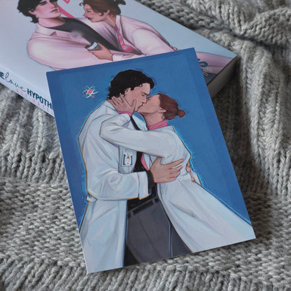 The Love Hypothesis: Art Print and Page Overlay