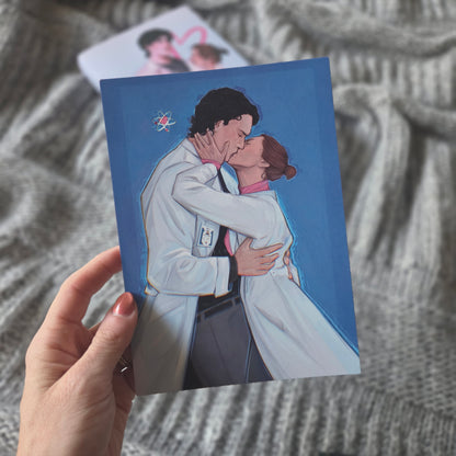 The Love Hypothesis: Art Print and Page Overlay