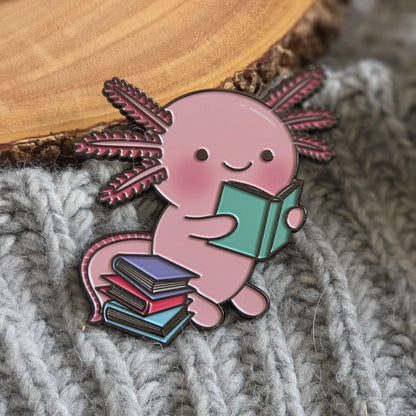 PREORDER Readsalotl Enamel Pin