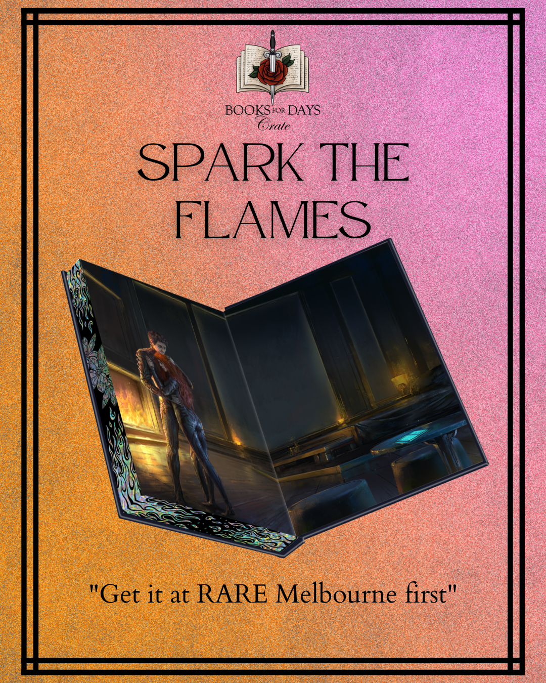 LEFTOVER RARE MELBOURNE *UNSIGNED* Spark the Flames