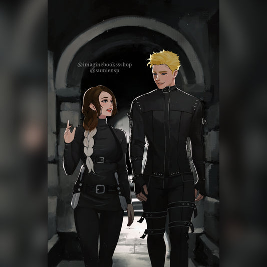 Violet and Liam: Art Print and Page Overlay