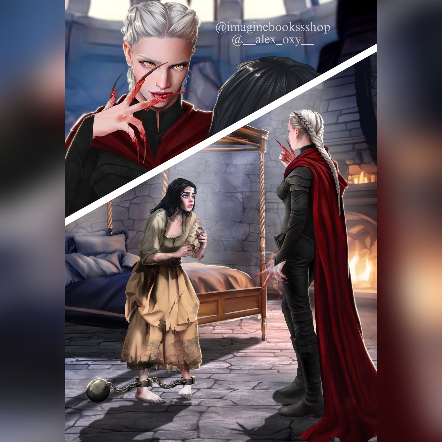 Queen of Shadows Page Overlays
