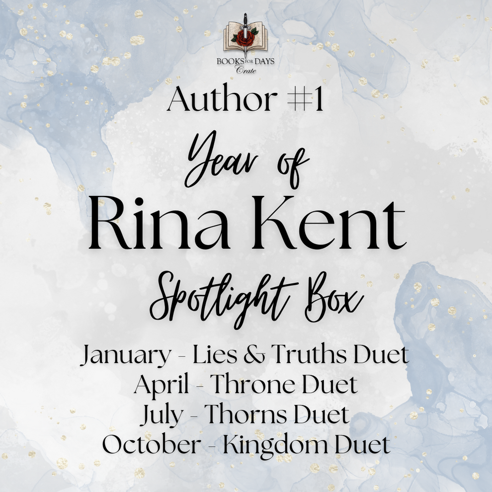 Year of RINA KENT Author Spotlight Box – Books For Days Crate