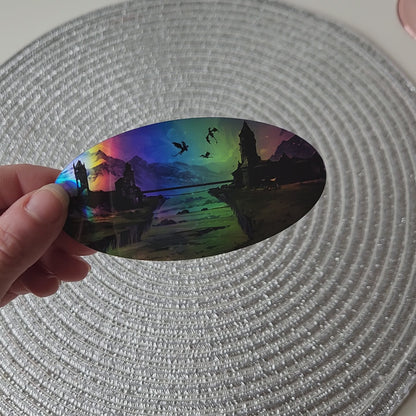Holographic Landscape Stickers