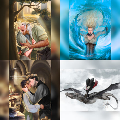 Heir of Fire Page Overlays Hardcover