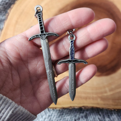 Truthteller Keychain Metal/Acrylic