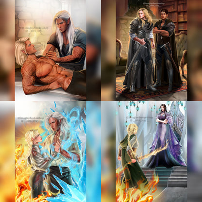 Heir of Fire Page Overlays Hardcover