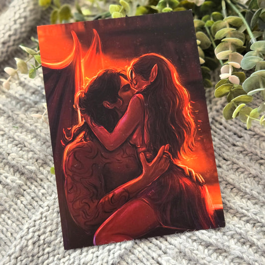 Nesta and Cassian: A Court of Silver Flames Art Print