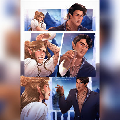 A Court of Mist and Fury Page Overlay Set