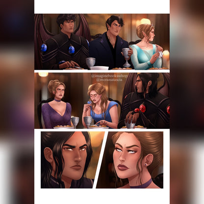 A Court of Mist and Fury Page Overlay Set