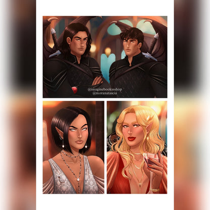 A Court of Mist and Fury Page Overlay Set